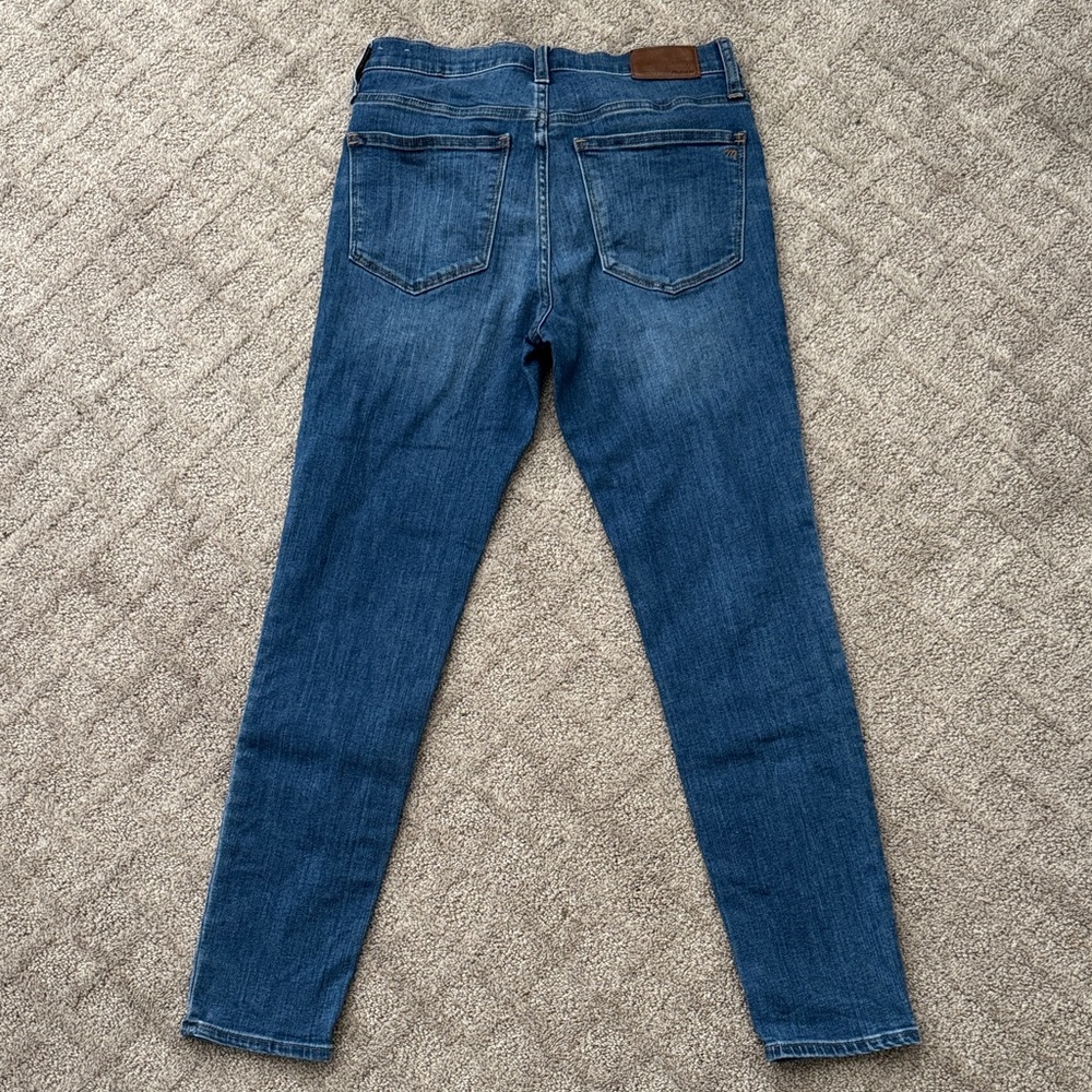 Madewell 9” mid-rise skinny jeans 27 - Picture 2 of 6